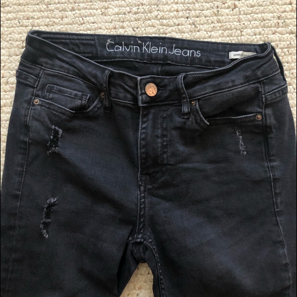 Calvin Klein ultimate skinny black jeans